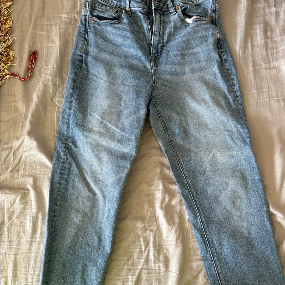 American Eagle Outfitters Sky Blue High Rise Jeans